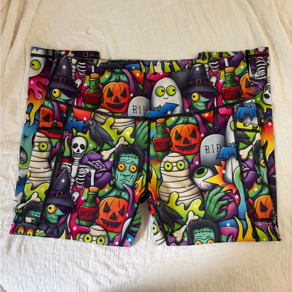Constantly Varied Gear Black and Orange Shorts Vibrant Design